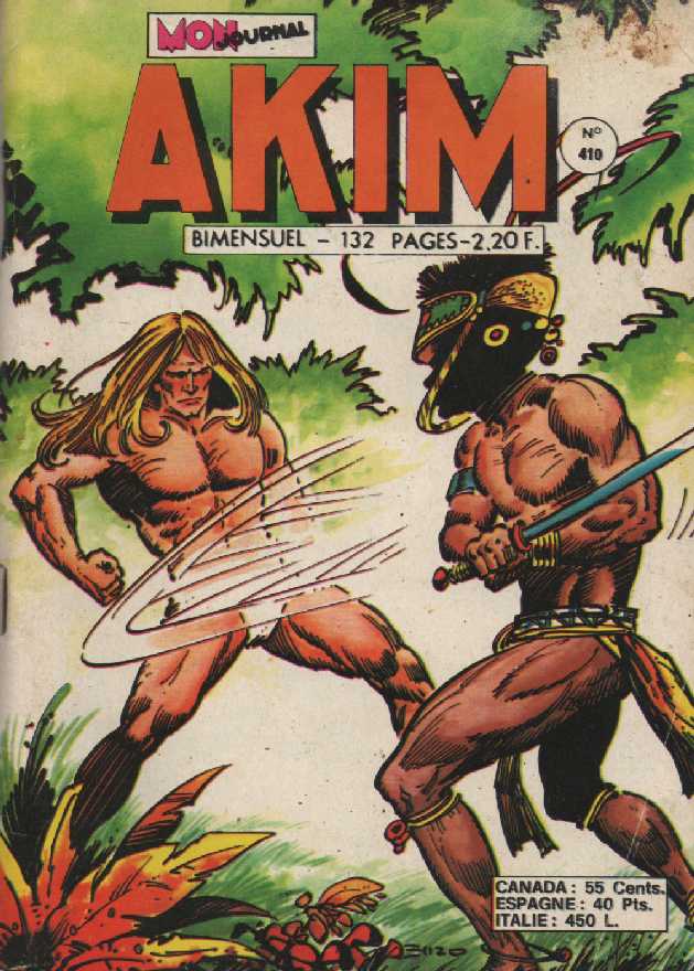 Scan de la Couverture Akim n 410